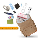 TARION M02 Canvas Camera Backpack (Khaki, 14.5L)