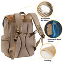 TARION M02 Canvas Camera Backpack (Khaki, 14.5L)