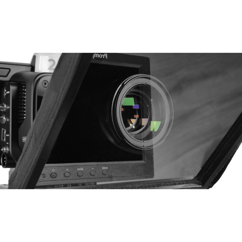 Prompter People Prompter Pal 10" Teleprompter with 8" 400 NIT Auto Reversing Monitor(FreeStand Kit & Pro Software)
