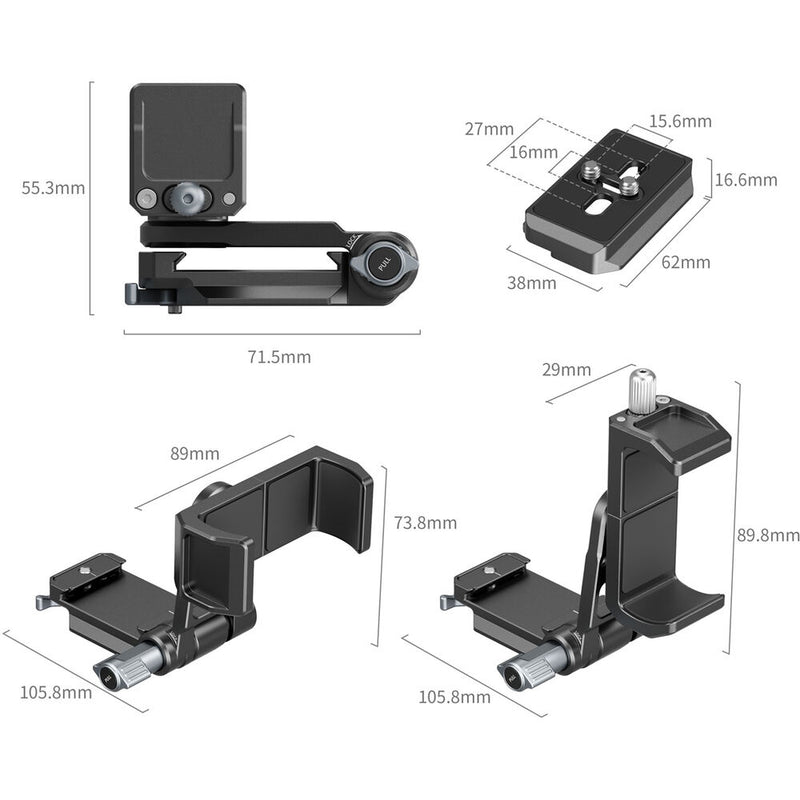 SmallRig Power Bank Mount Plate Kit for Mirrorless Cameras
