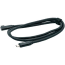 ZILR USB-C to USB-C Right-Angle Cable (3.2')