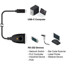 IOGEAR USB-C to Serial RS-232 Adapter (17.7")