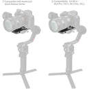 SmallRig HawkLock H38 Manfrotto Quick Release Plate for DJI Stabilizers