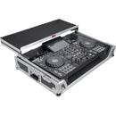 ProX Gig-Ready ATA-Style Flight Case with Laptop Shelf and Wheels for Pioneer XDJ-RX, DDJ-REV5 & XDJ-RX DJ Controllers (Silver/Black)