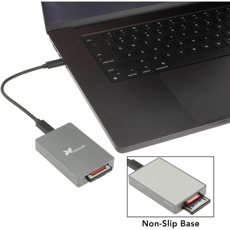 Xcellon CFexpress Type B and UHS-II SD Card Reader