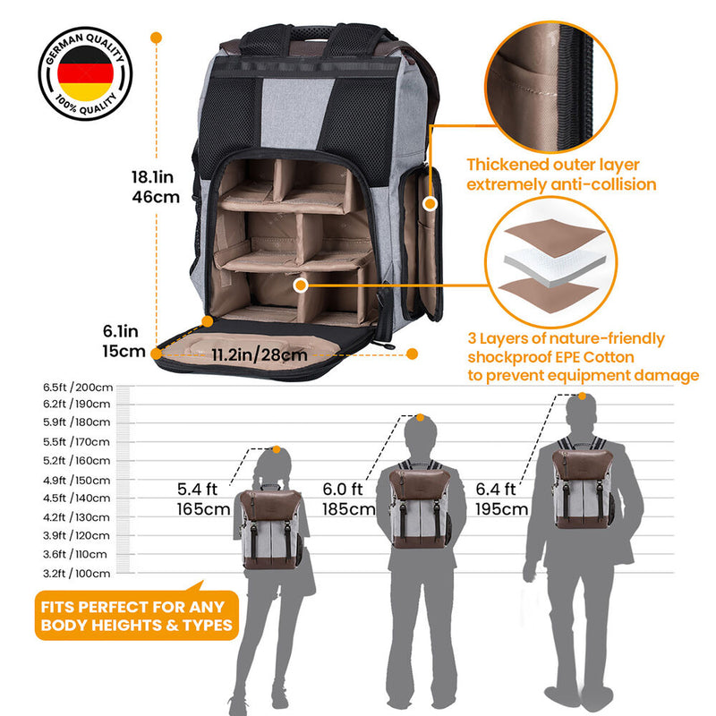 TARION RB-02S Camera Backpack
