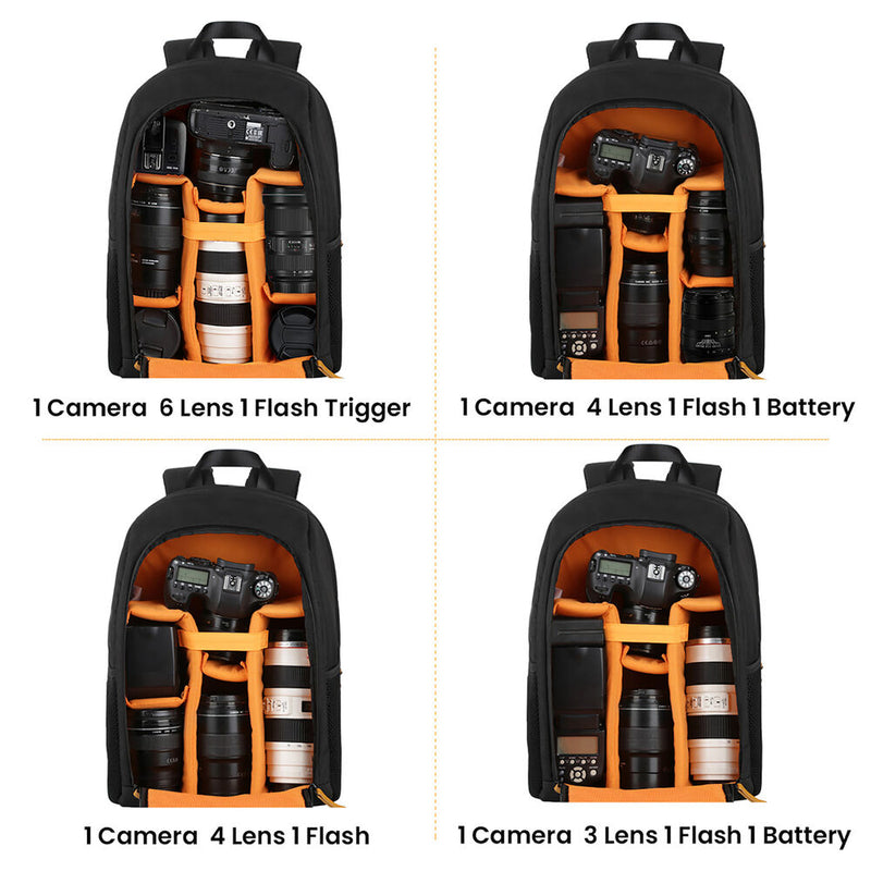 TARION TB-02 Camera Backpack (Black)