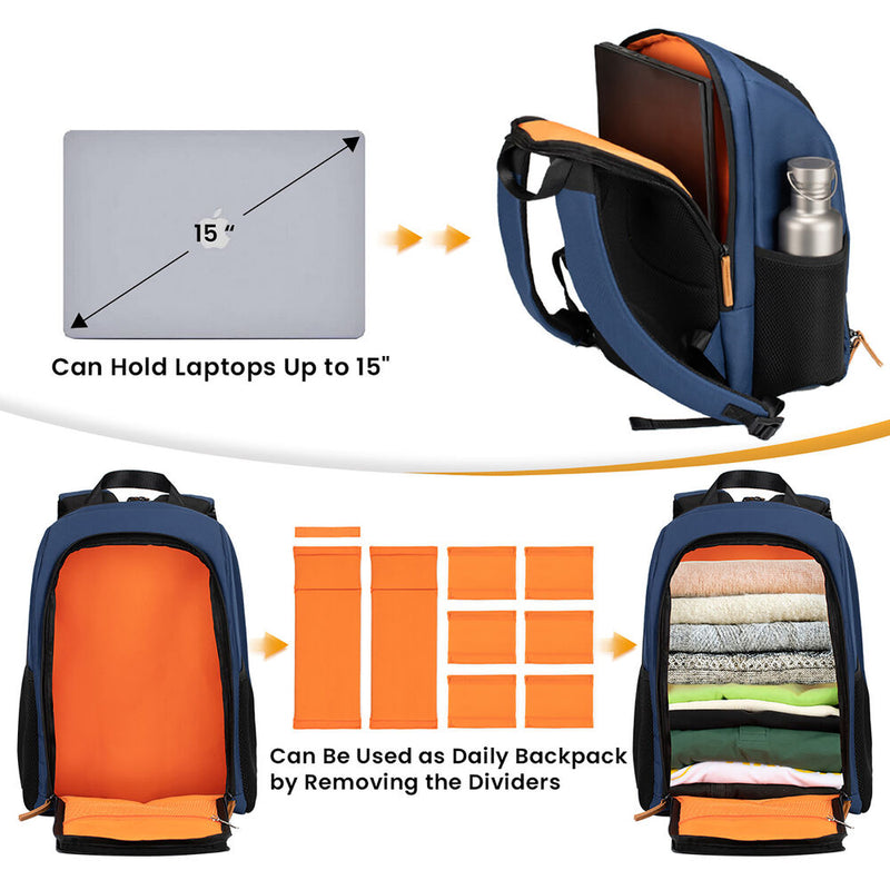 TARION TB-02 Camera Backpack (Blue)