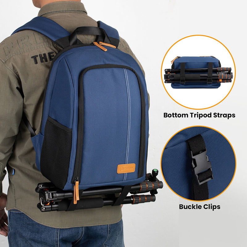 TARION TB-02 Camera Backpack (Blue)