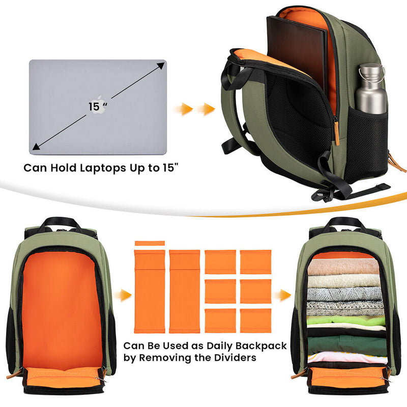 TARION TB-02 Camera Backpack (Green)