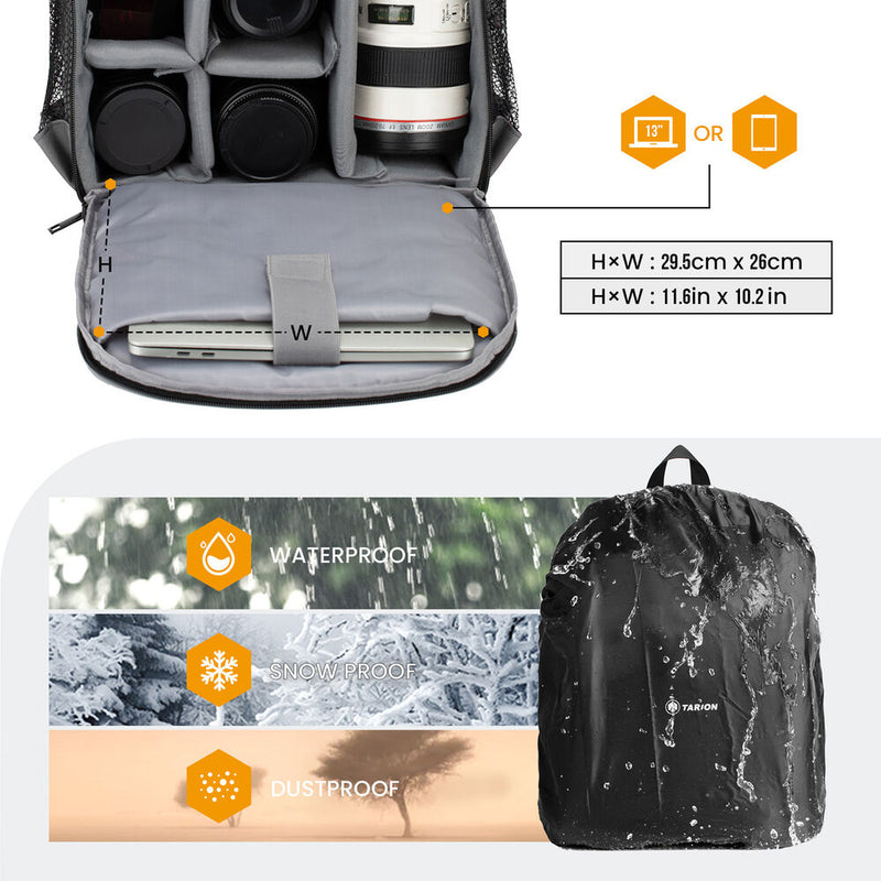 TARION TBS Camera Backpack (Black)