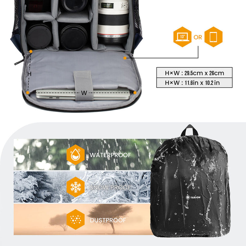 TARION TBS Camera Backpack (Blue)