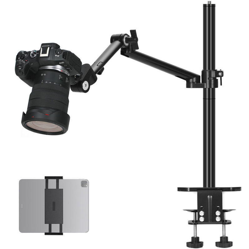 TARION Titanrig LITE Z Desktop Camera Mount with Tablet Holder & Articulating Arm