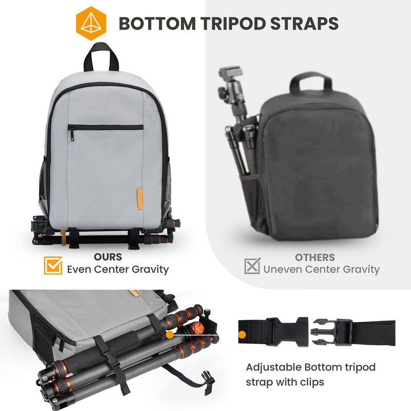 TARION TBS Camera Backpack (Gray)