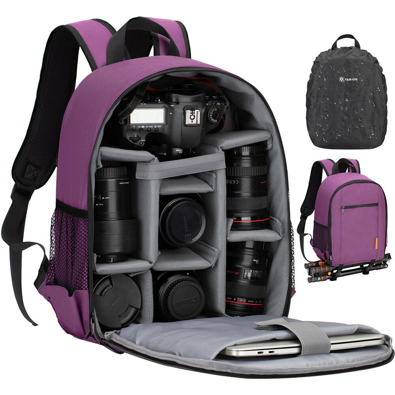 TARION TBS Camera Backpack (Purple)