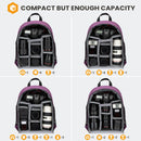 TARION TBS Camera Backpack (Purple)