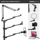 TARION TitanRig Desktop 4-in-1 Desktop Mount Stand for Camera, Mic, Laptop, and Light