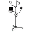 TARION TitanRig Floor 5-in-1 Portable Stand Mount for Camera, Mic, Laptop, Light, and Projector