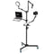 TARION TitanRig Floor 5-in-1 Portable Stand Mount for Camera, Mic, Laptop, Light, and Projector