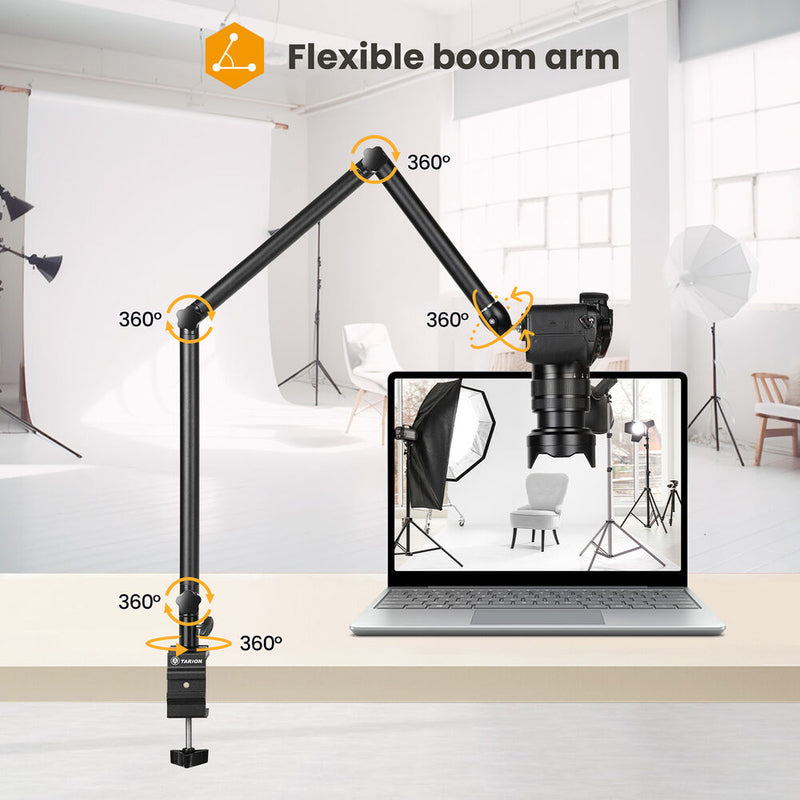 TARION TKB01 Camera Desk Mount Stand Articulating Arm