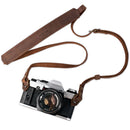 TARION TNS-L1 Genuine Leather Neck Strap (Brown)
