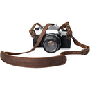 TARION TNS-L1 Genuine Leather Neck Strap (Brown)