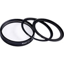 Kase +2 Close-Up Lens Set with 67-77mm & 72-77mm Step Up Rings (77mm)