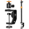 TARION TR-CS 3-in-1 C-Clamp Camera Desk Mount Set with Extension Rod & Ball Head