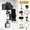 TARION TR-CS 3-in-1 C-Clamp Camera Desk Mount Set with Extension Rod & Ball Head