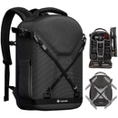 TARION TRH Hard-Shell Camera Backpack (Black, 12L)