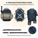 TARION TRH Hard-Shell Camera Backpack (Blue, 12L)