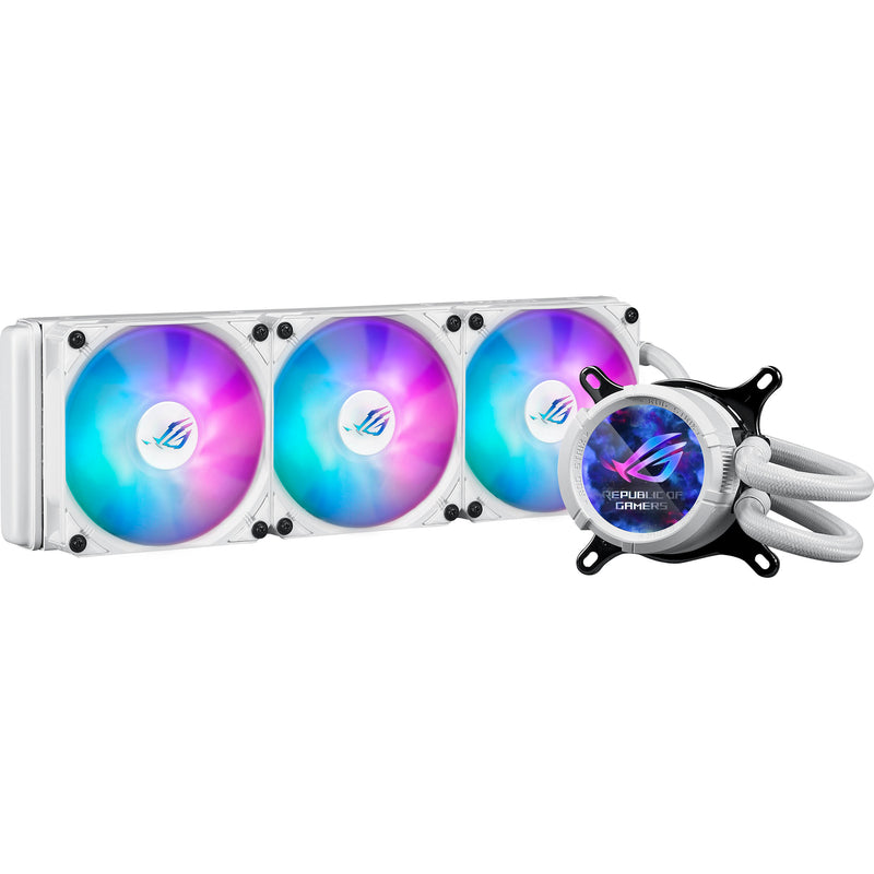 ASUS 360mm ROG STRIX LC III ARGB LCD All-in-One Liquid Cooler (White)
