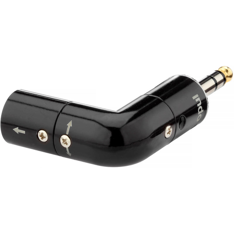 Kopul XLRTWIST-360-MTRS Angled 1/4" TRS Male to XLR Male Adapter