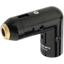 Kopul XLRTWIST-360-MF14 Angled 1/4" TS Female to XLR Male Adapter