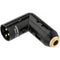Kopul XLRTWIST-360-MF14 Angled 1/4" TS Female to XLR Male Adapter