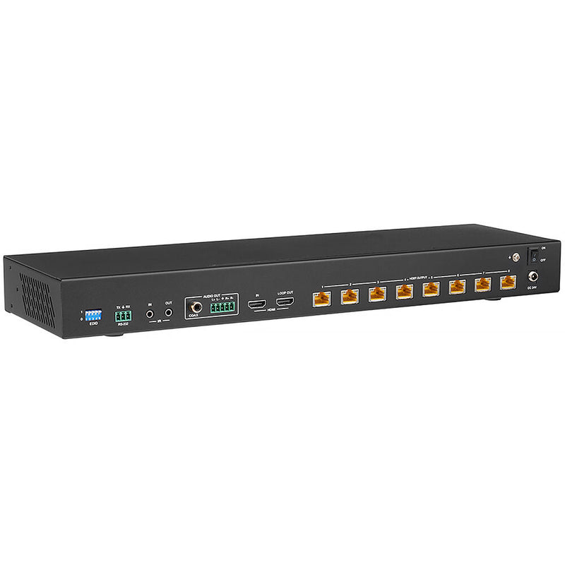 KanexPro 18G 1x8 HDMI 2.0 Splitter Extender Kit (492')