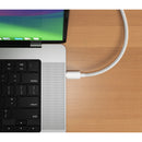 HYPER HyperDrive USB-C to HDMI Adapter Cable (8', White)