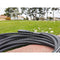 Pig Hog Vintage Series Woven XLR Microphone Cable (Black & White, 10')