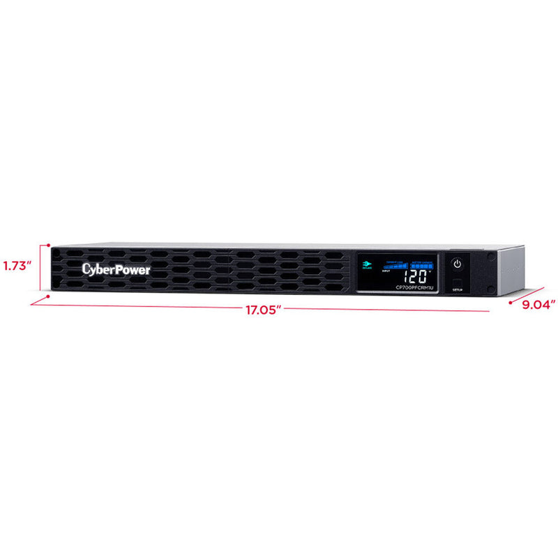 CyberPower CP700PFCRM1U PFC Sinewave Rackmount UPS