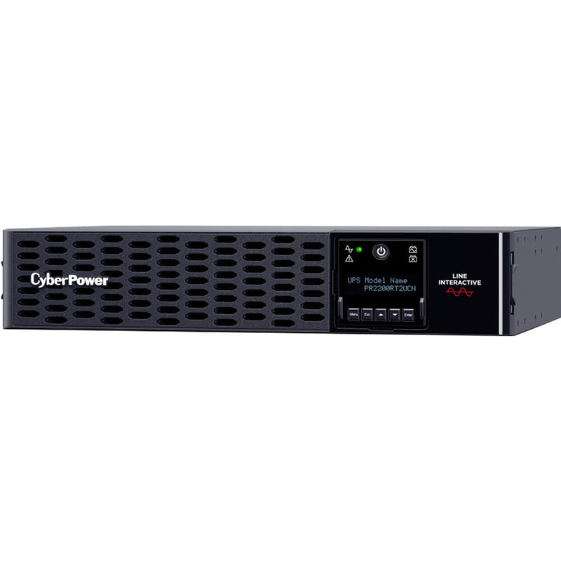 CyberPower PR2200RT2UCN Smart App Sinewave Rack/Tower Convertible UPS (Pre-Installed Card for Remote Management, Standard Battery)
