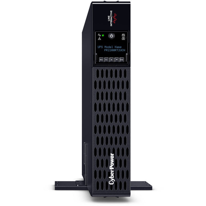 CyberPower PR2200RT2UCN Smart App Sinewave Rack/Tower Convertible UPS (Pre-Installed Card for Remote Management, Standard Battery)