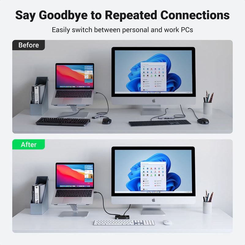 UGREEN USB-A 3.0 4-Port Switch