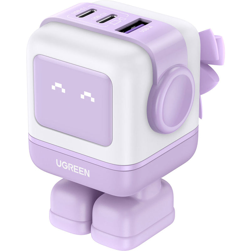 UGREEN Uno 65W 3-Port USB Charger (Purple)