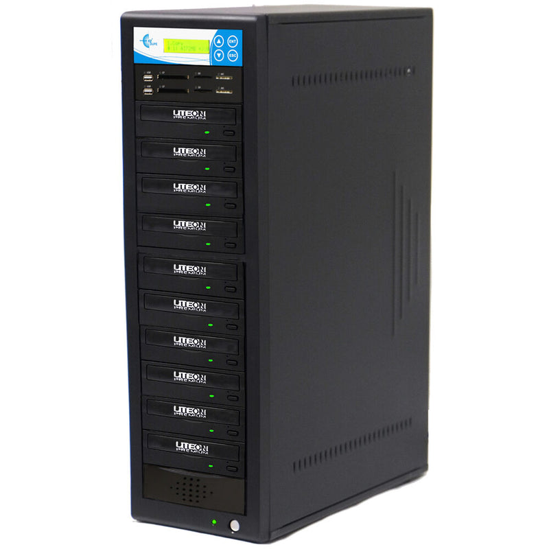 EZ Dupe 9-Copy Media Mirror Flash Media - DVD/CD to Flash/Disc Duplicator