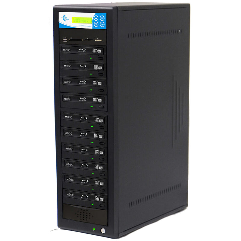 EZ Dupe 9-Copy Media Mirror Flash Media / BD/DVD/CD to Disc Duplicator