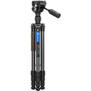 Leofoto LX-224CT Urban Series Travel Tripod with SW-02 Mini Fluid Head