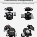 Leofoto LS-365CX Carbon Fiber Tripod with LH-47LR Ball Head