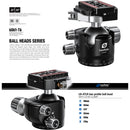 Leofoto LS-365CX Carbon Fiber Tripod with LH-47LR Ball Head