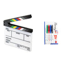 Elvid 7-Section Acrylic Production Slate with Dry-Erase Marker Kit