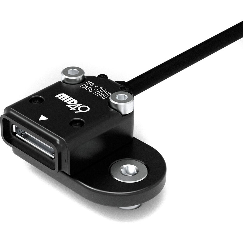 MID49 3/8"-16 ARRI Anti-Twist Screw to M4 Thread Offset Adapter